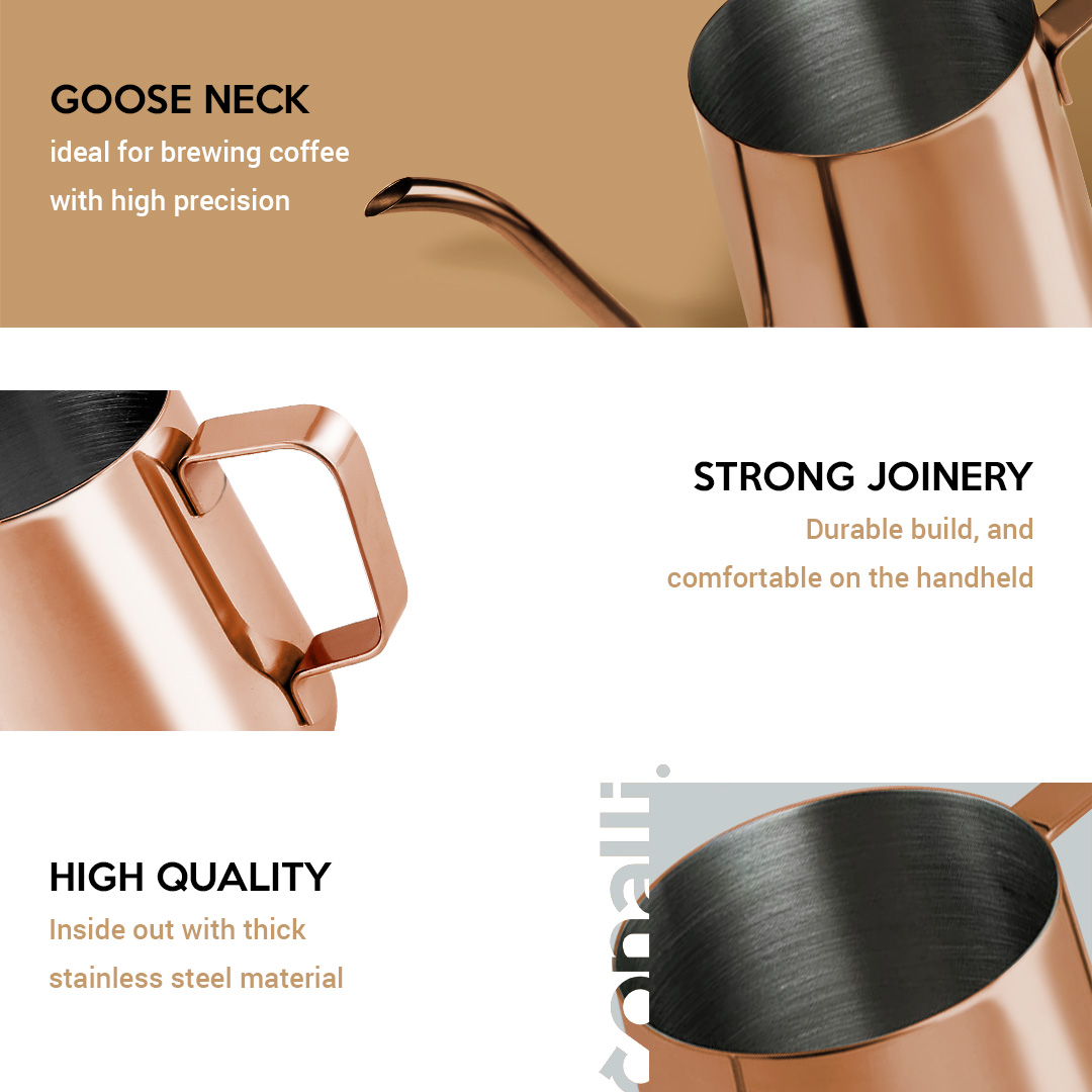 Conalli Gooseneck 350 Gold Detail 1