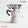 3 Cup Mokapot Bellissimo White